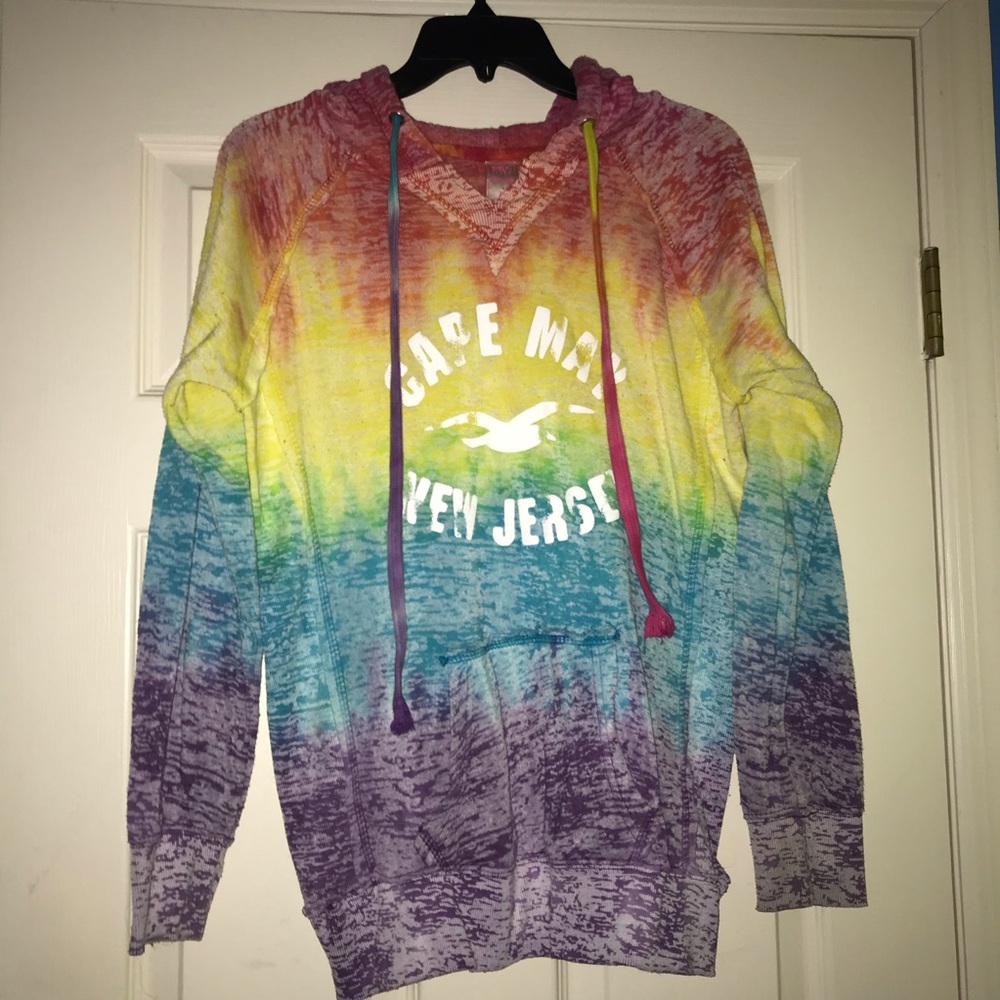 CAPE MAY NJ TIE DYE HOODIE